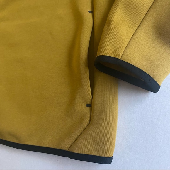 Nike Tech Fleece Windrunner Hoodie Mens XL Ochre Full Zip Sweatshirt - Picture 6 of 14